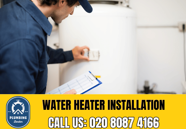 water heater installation Islington